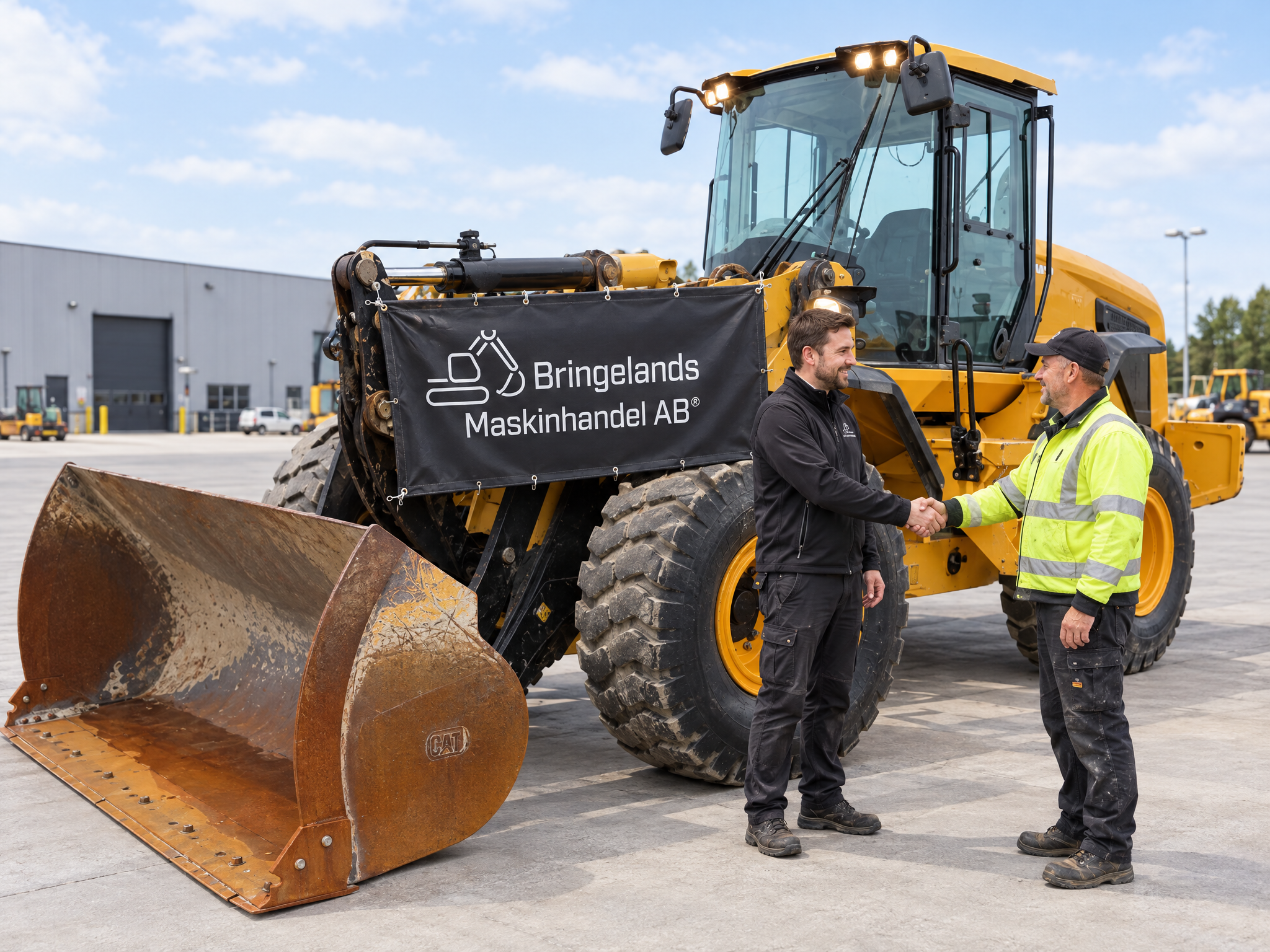 2017 JCB 427 Wheel Loader delivered to Belgium