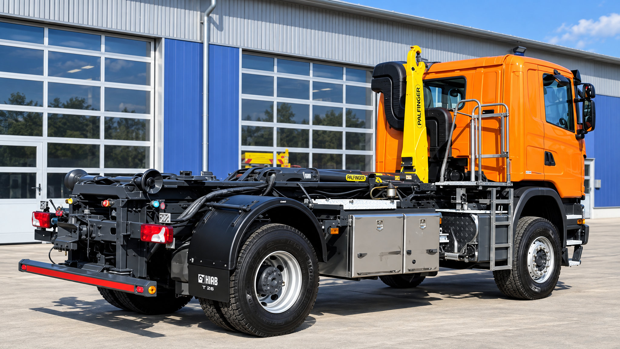2016 Scania G410 4x4 Hooklift Palfinger - Image 3
