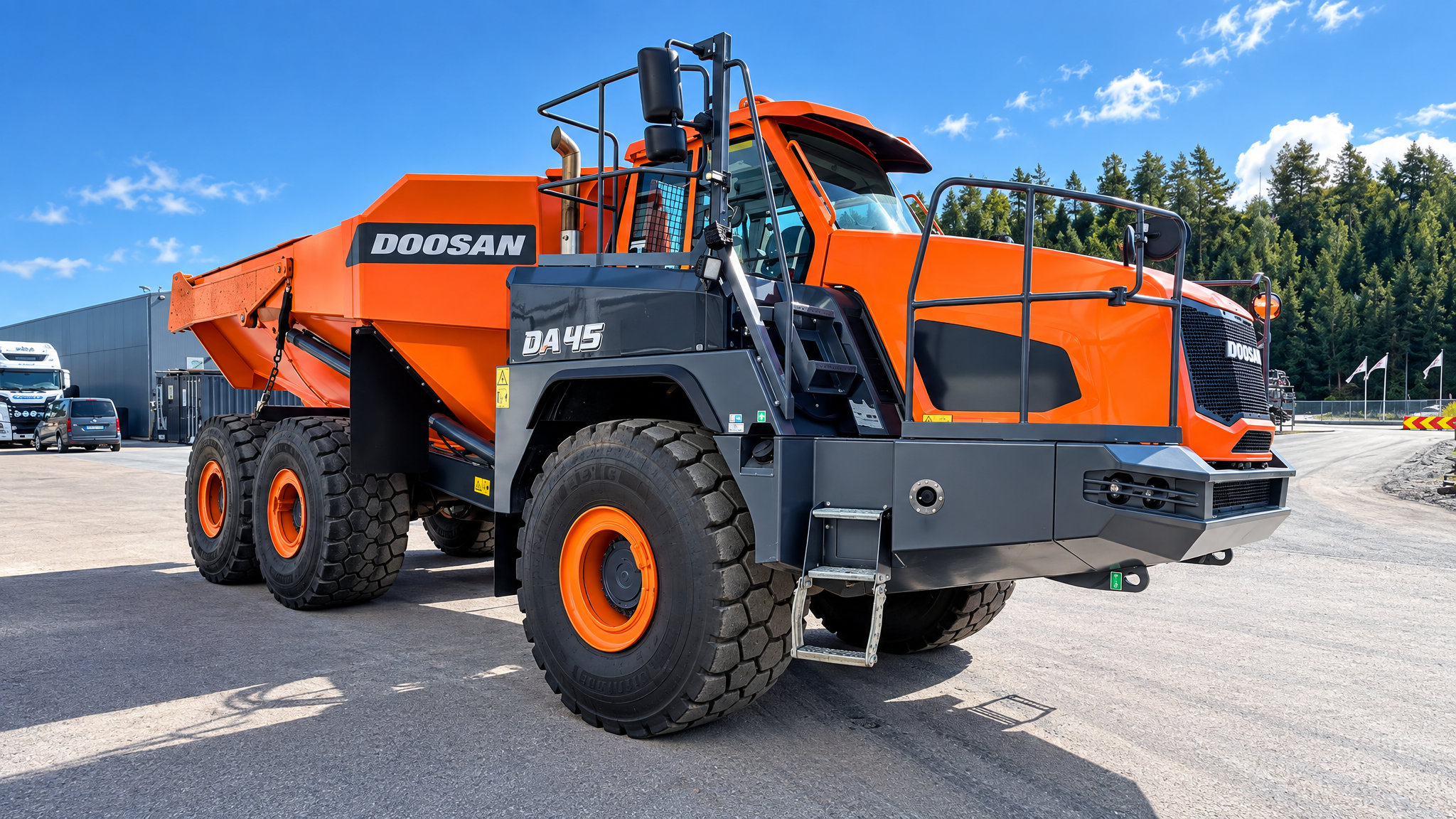 2021 Doosan DA45 Srticulated dump truck