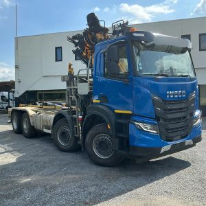 2024 Iveco X-Way 460 Truck with MEC Container Hook System and Copma Crane