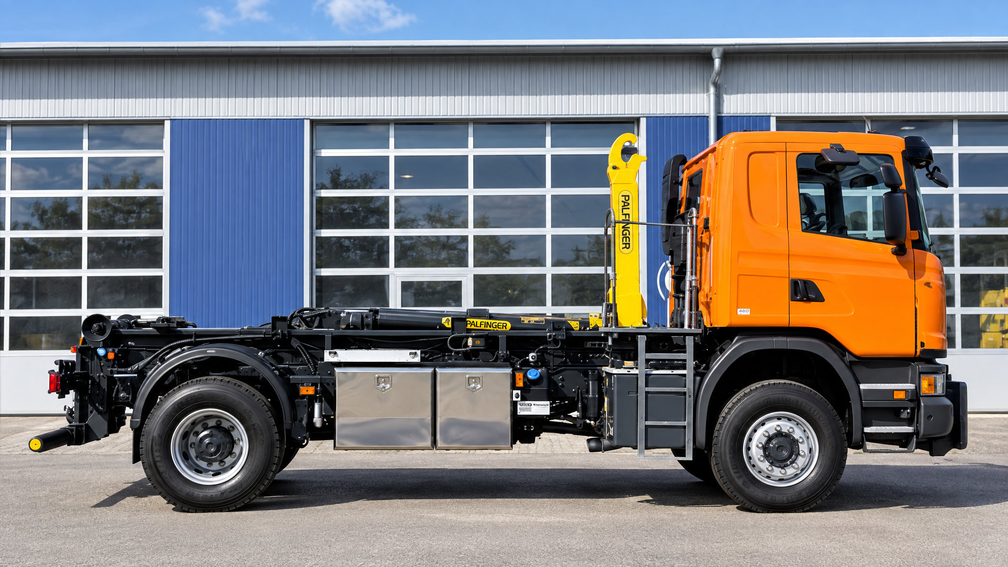 2016 Scania G410 4x4 Hooklift Palfinger - Image 8
